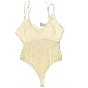Jonathan Simkhai Sz: XL Ivory Colored sleeveless super sexy lace detail Bodysuit